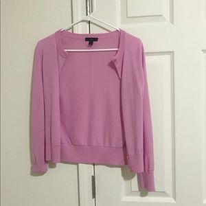 Jcrew Pink Cardigan